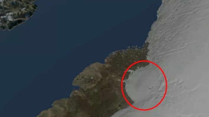 Grönland’da Büyük Krater Keşfedildi.
